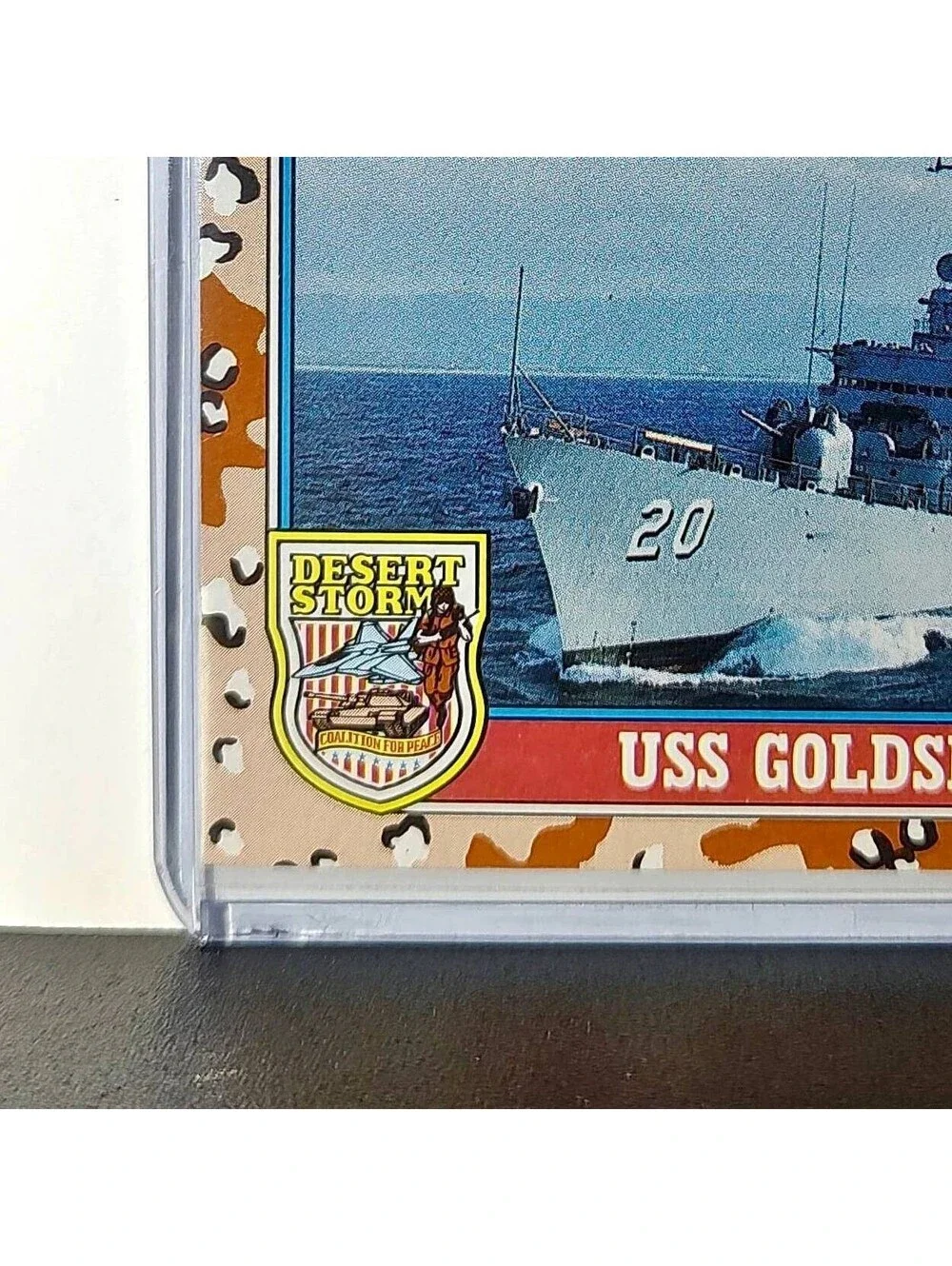 USS Goldsborough 1991 Topps Desert Storm #123 Card